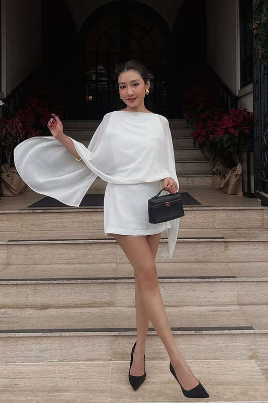 Mono sin espalda con capa superpuesta Bonnie 