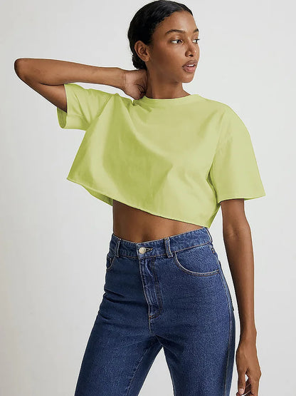 Vestido de yoga de manga corta para mujer, estilo deportivo, de baile al aire libre, estilo Y2K, camiseta deportiva holgada y versátil para fitness y tiempo libre