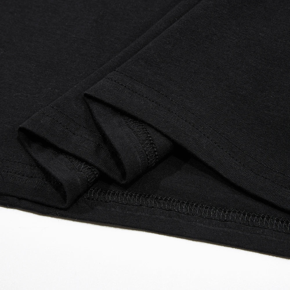 American Retro Fruit Print Round Neck Short Sleeved T-shirt For Women And Men Trendy Loose And Versatile Couple Half Sleeved Tee