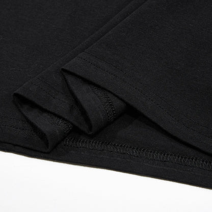 American Retro Fruit Print Round Neck Short Sleeved T-shirt For Women And Men Trendy Loose And Versatile Couple Half Sleeved Tee