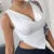 Y2K European and American women’s summer low cut vest sexy sleeveless shirt
