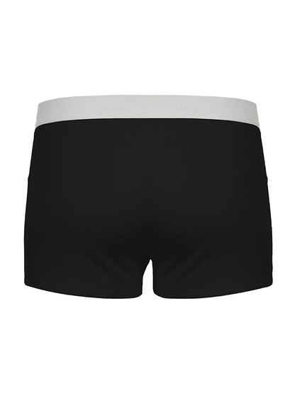 Pantalones cortos básicos de verano ajustados con cintura baja y botones para mujer