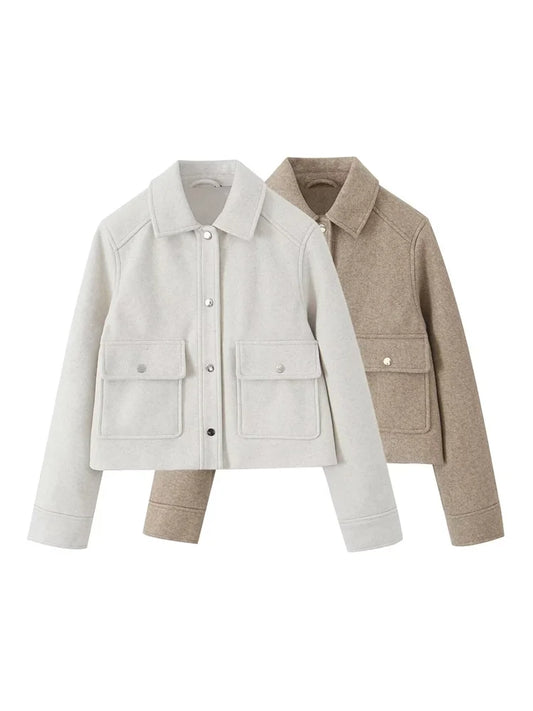 Autumn New Women’s Wear European and American Style Loose and Slim, Versatile Short Jacket Coat 3046260