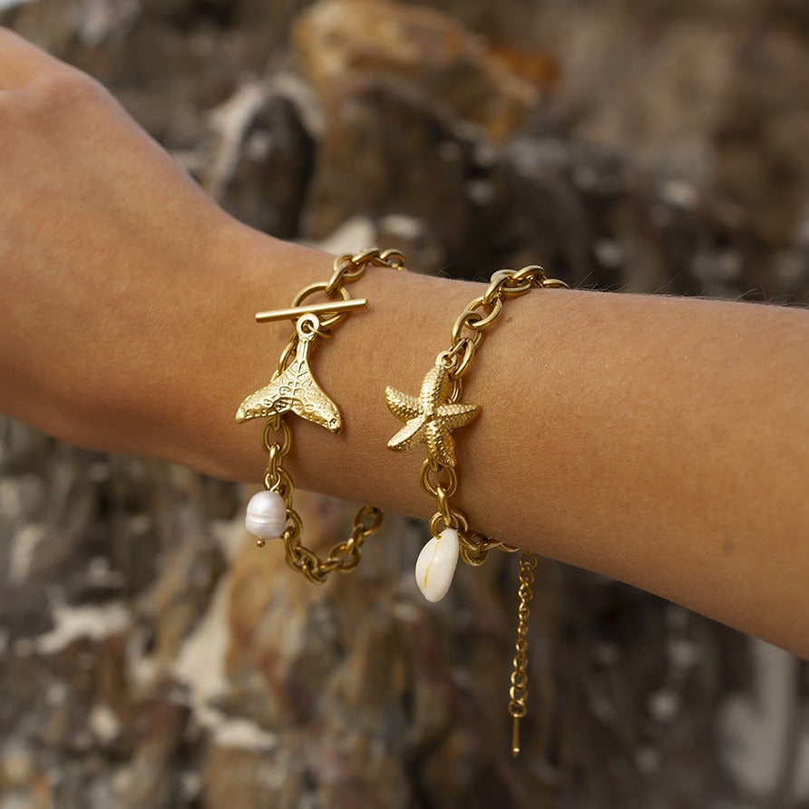 Seaside Charm Gold Bracelet