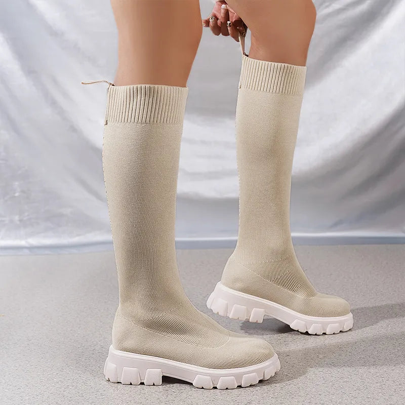 Casual Knee High Sock Boots for Women | Great for Casual Days