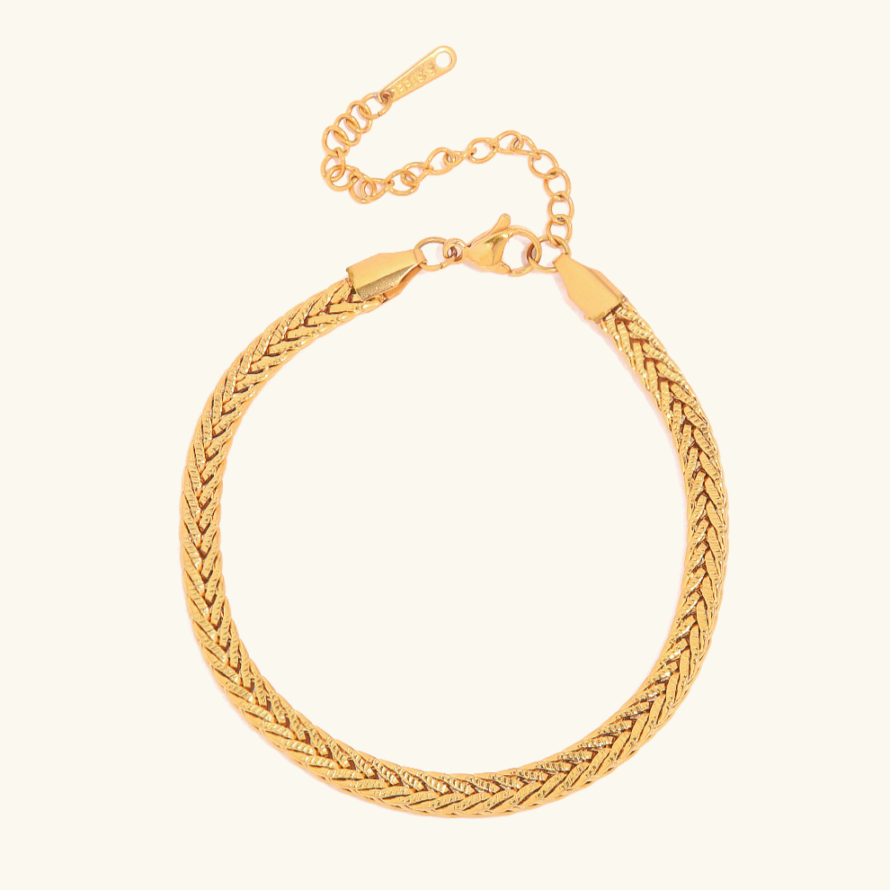 Sienna Woven Gold Bracelet
