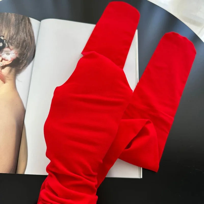 Red Tights Women Winter See Through Slim Lingerie Women’s Pantyhose New Lingerie Lace Leggings Bodys Sexy Socks Ladies