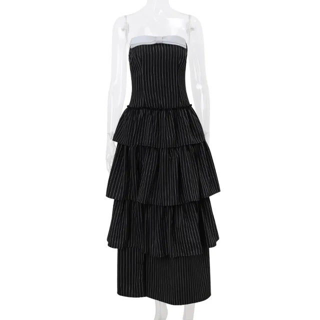 Side Slit Off Shoulder Dress For Women Sexy High Waist Bodycon Long Cupcake Dress Femme Party Elegant Slim Evening Dress