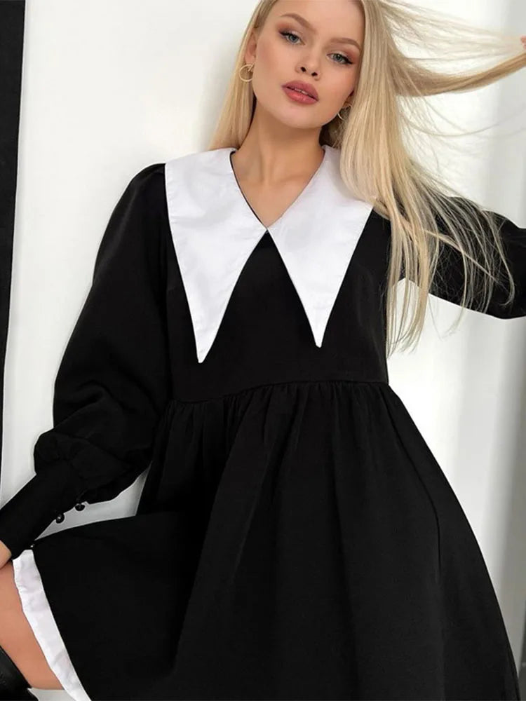 Splice Mini Dress For Women Sexy Party Club Night Folds Women’s Evening Dress Hot Girls Elegant Street Dresses Women 2025
