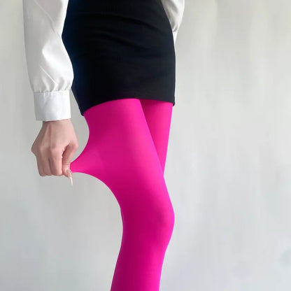 Tights Women Leggings Bodycon Sexy Red See Through Lingerie Femme Pantyhose Summer New Slim Lace Stockings Woman Lingerie