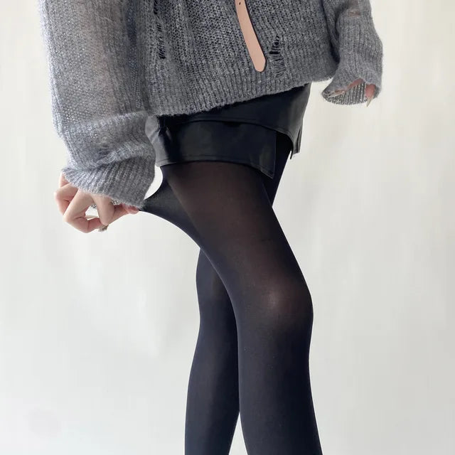 Tights Women Leggings Bodycon Sexy Red See Through Lingerie Femme Pantyhose Summer New Slim Lace Stockings Woman Lingerie