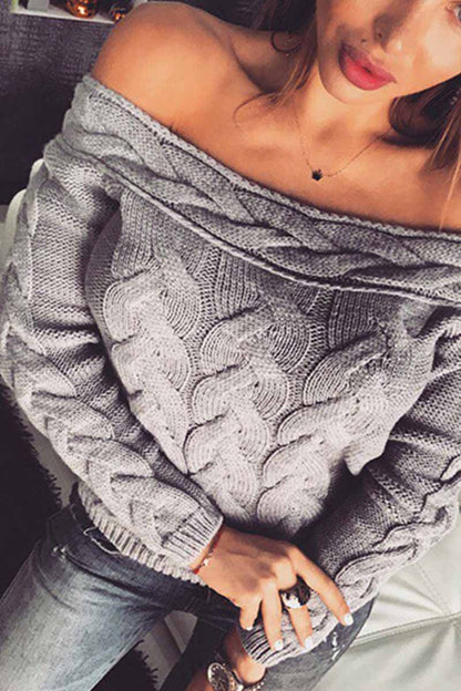 Loose off shoulder  Sweater