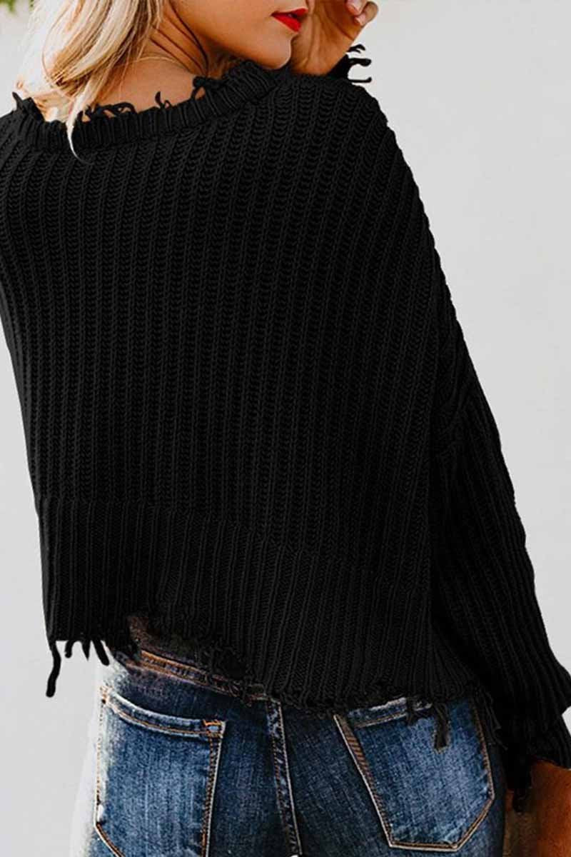 V Neck Winter Knit Sweater 3 Colors