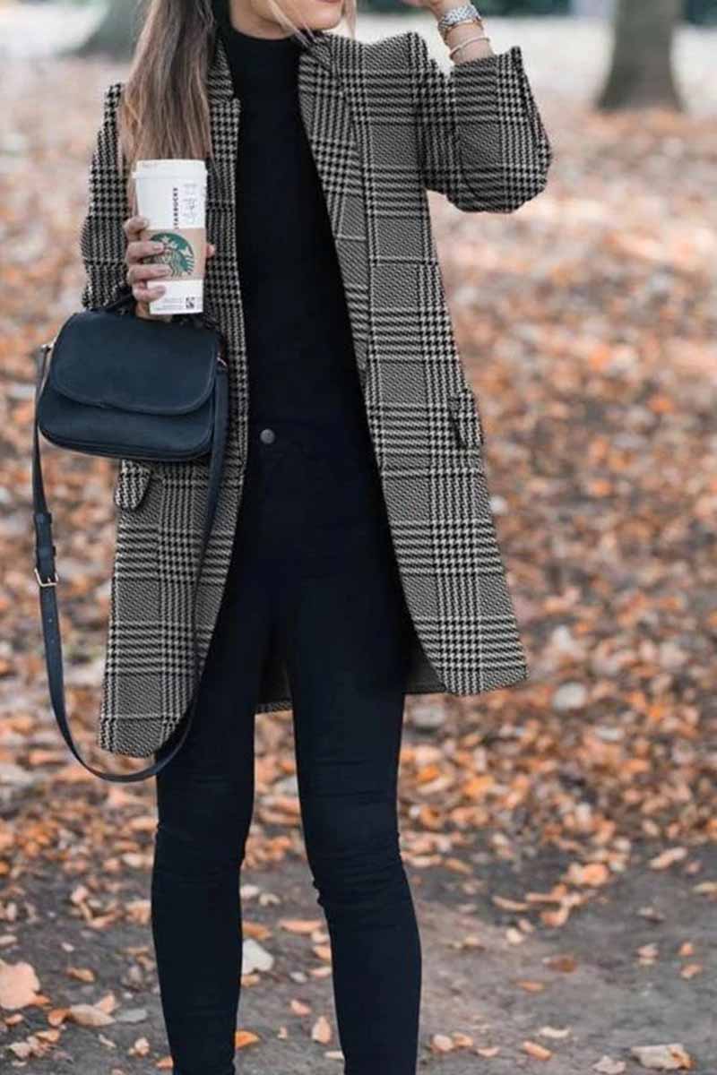 Elegant And Stylish Commuter Stand Collar Coat(6 Colors)