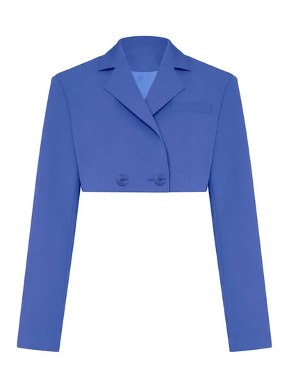 2025 Fall Women Blazer Suit Two Piece Sets Turn-down Collar Blazers Tops And Pleated Skirts Femme High Street Y2K Outfits