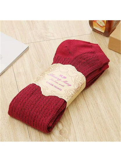 Leggings ajustados de punto elásticos para mujer, de otoño e invierno, con cintura alta, acanalados, cálidos y sexys, moda 2025