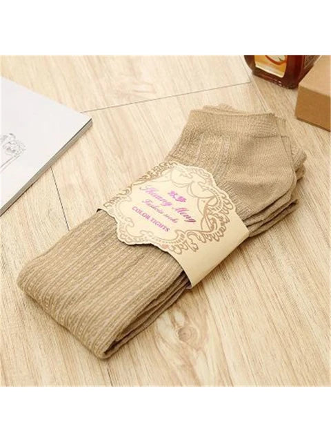 Leggings ajustados de punto elásticos para mujer, de otoño e invierno, con cintura alta, acanalados, cálidos y sexys, moda 2025