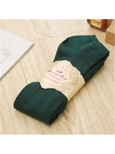 Leggings ajustados de punto elásticos para mujer, de otoño e invierno, con cintura alta, acanalados, cálidos y sexys, moda 2025