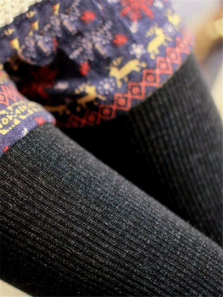 Leggings ajustados de punto elásticos para mujer, de otoño e invierno, con cintura alta, acanalados, cálidos y sexys, moda 2025