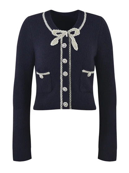 Glitter Knit 2 Piece-Set Long Skirt Women Patchwork Elegant Luxury Fashion Gown Outfits Knitwear Ladies Maxi Skirt Sets