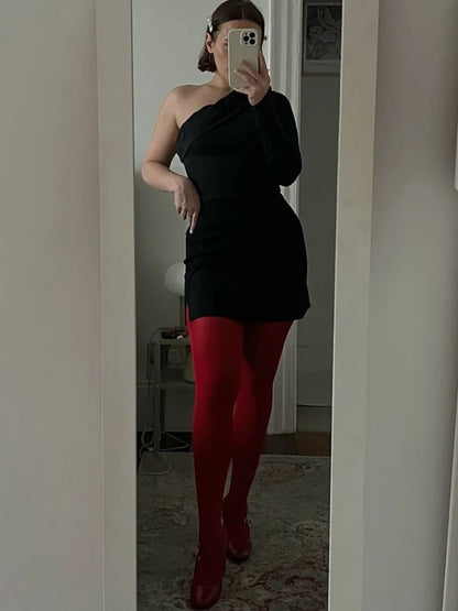 New Tights Women Stockings Slim See-Through Lingerie Lace Leggings Winter Women’s Pantyhose Red Bodys Sexy Mujer Bottom