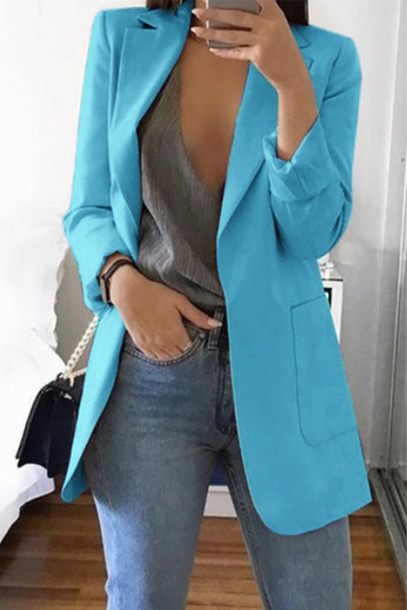 Stylish Suit with Pocket Blazer(5 Colors)