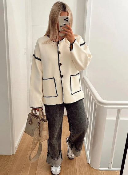 Chic Button Down Long Sleeve Cardigan | Great for Everyday Wear