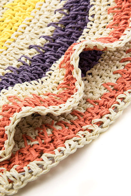 Zapla Color Block Knit Bucket Hat