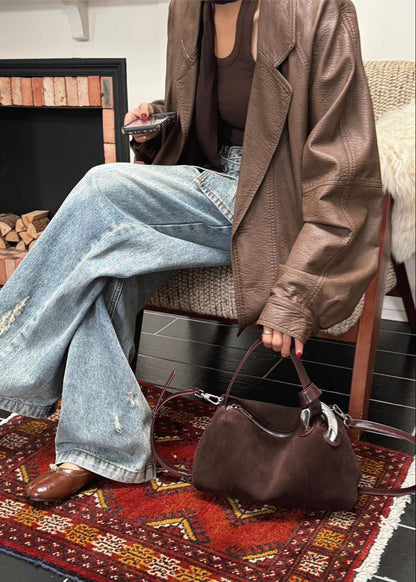 Sienna - Suede Shoulder and Crossbody Bag