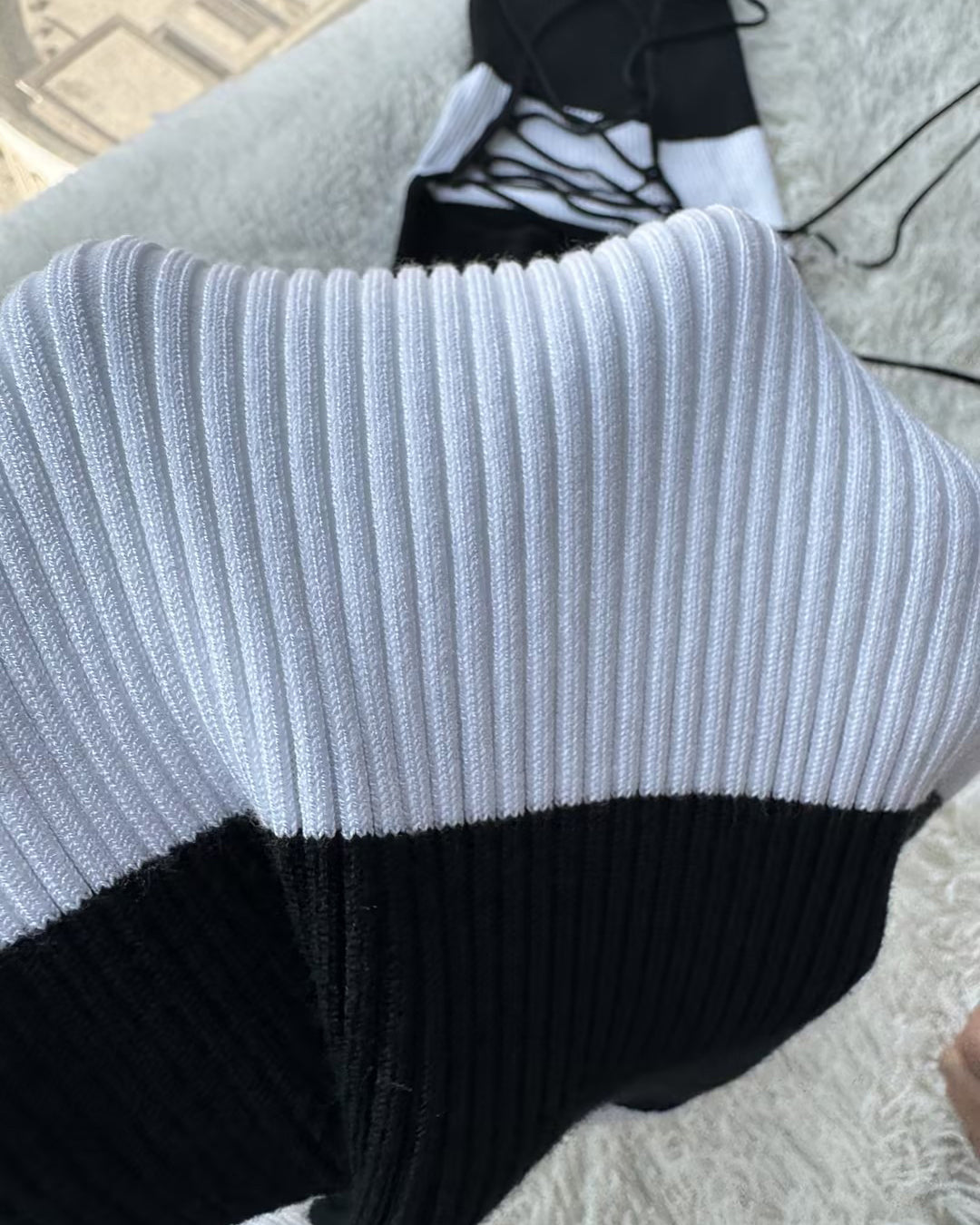 Striped Sexy Backpack Hip Jumpsuit Bodycon Dress（Flash Sale）