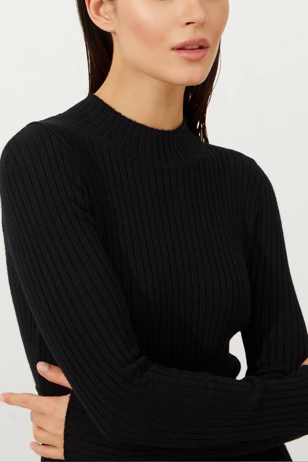 Minivestido de punto plisado