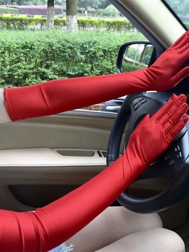 Gloves Outdoor Gift Daily Spandex Simple Casual Sexy 1 Pair for Women