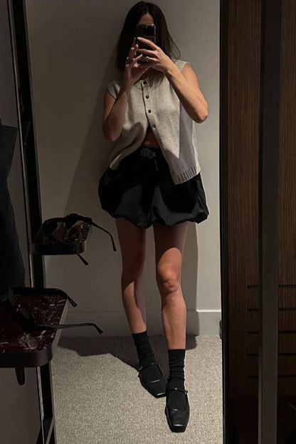 Casual Street Solid Color Buckle O Neck Tops