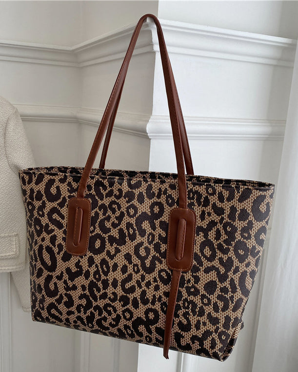 Leopard Print Shoulder Bag