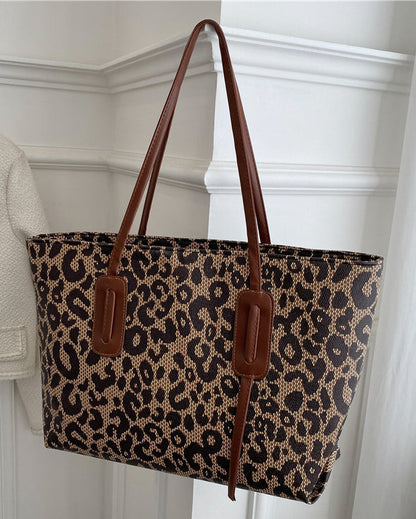 Leopard Print Shoulder Bag