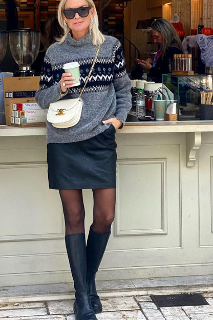 Cárdigan gris CANAZEI