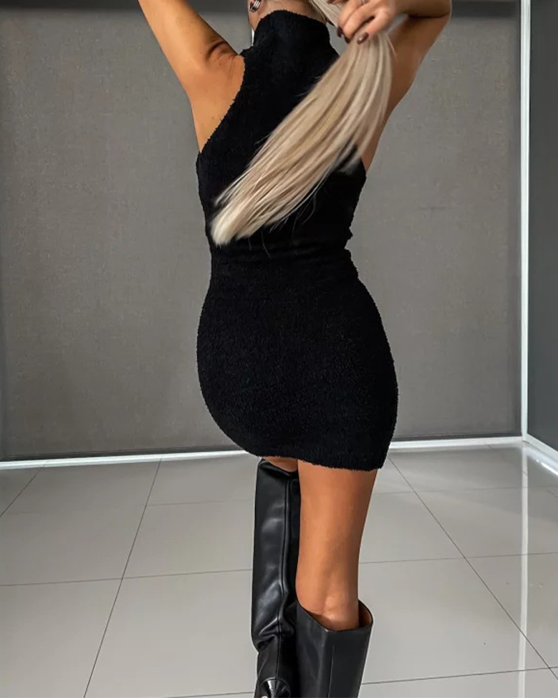 Thickened Fur Skirt Set