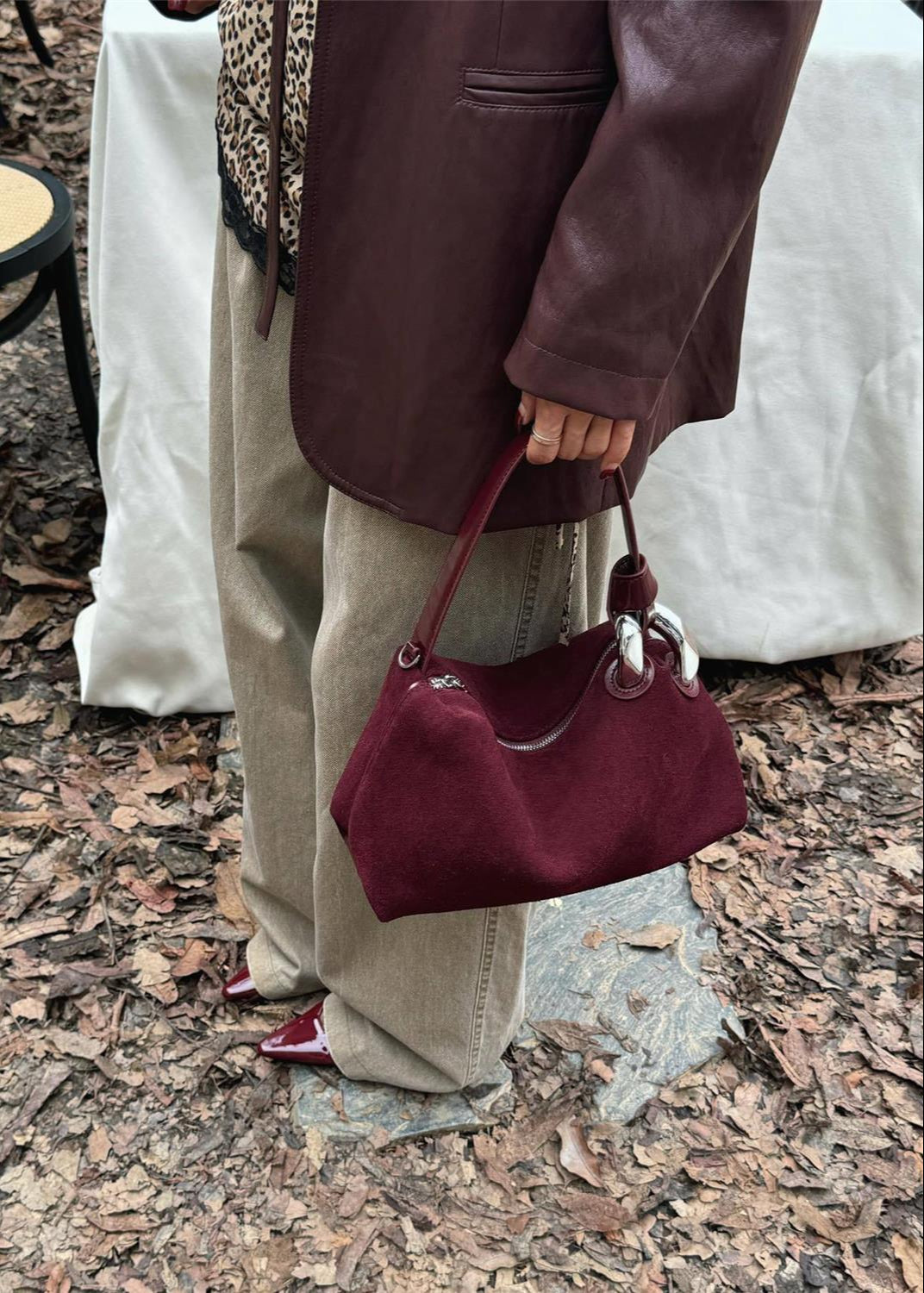 Sienna - Suede Shoulder and Crossbody Bag