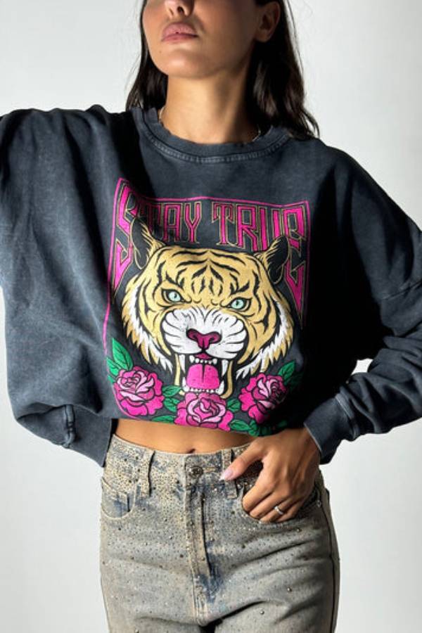 Tiger Head Sweatshirt