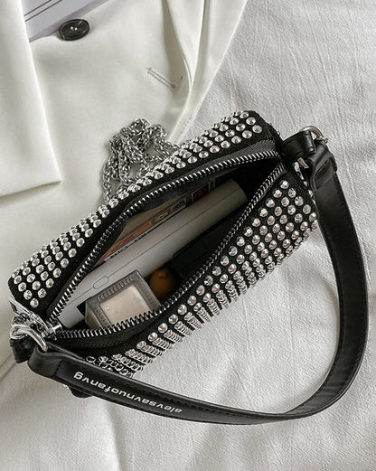 Full Rhinestone Shoulder Bag