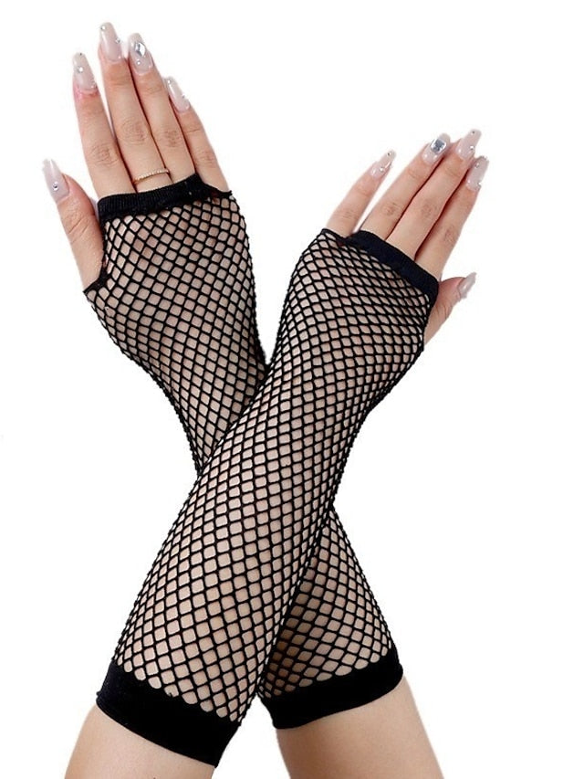 Gloves Lace Gloves Party Evening Gift Daily Nylon Simple Casual Sexy 1 Pair for Women