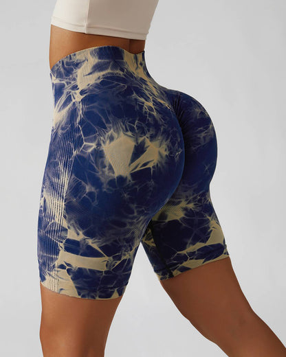 Tie Dye Scrunch Bum Shorts