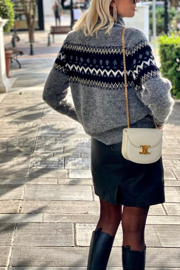 Cárdigan gris CANAZEI