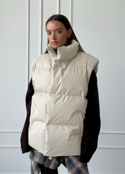 Padded Cotton Vest - European and American Fall/Winter Style