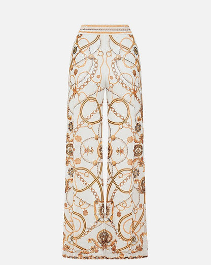 Halter One Piece and Pants Swimwear