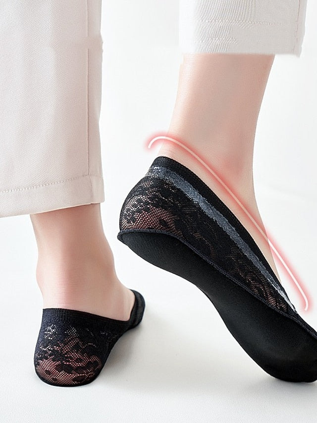 No Show Socks Work Daily Holiday Solid Color Polyester Casual Cute Casual / Daily 1 Pair for Women