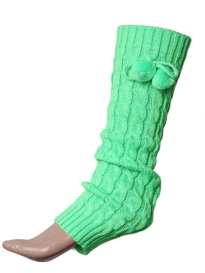 lolita socks autumn and winter new japanese socks boots twist with hair ball thin thigh sets wholesale female for Women