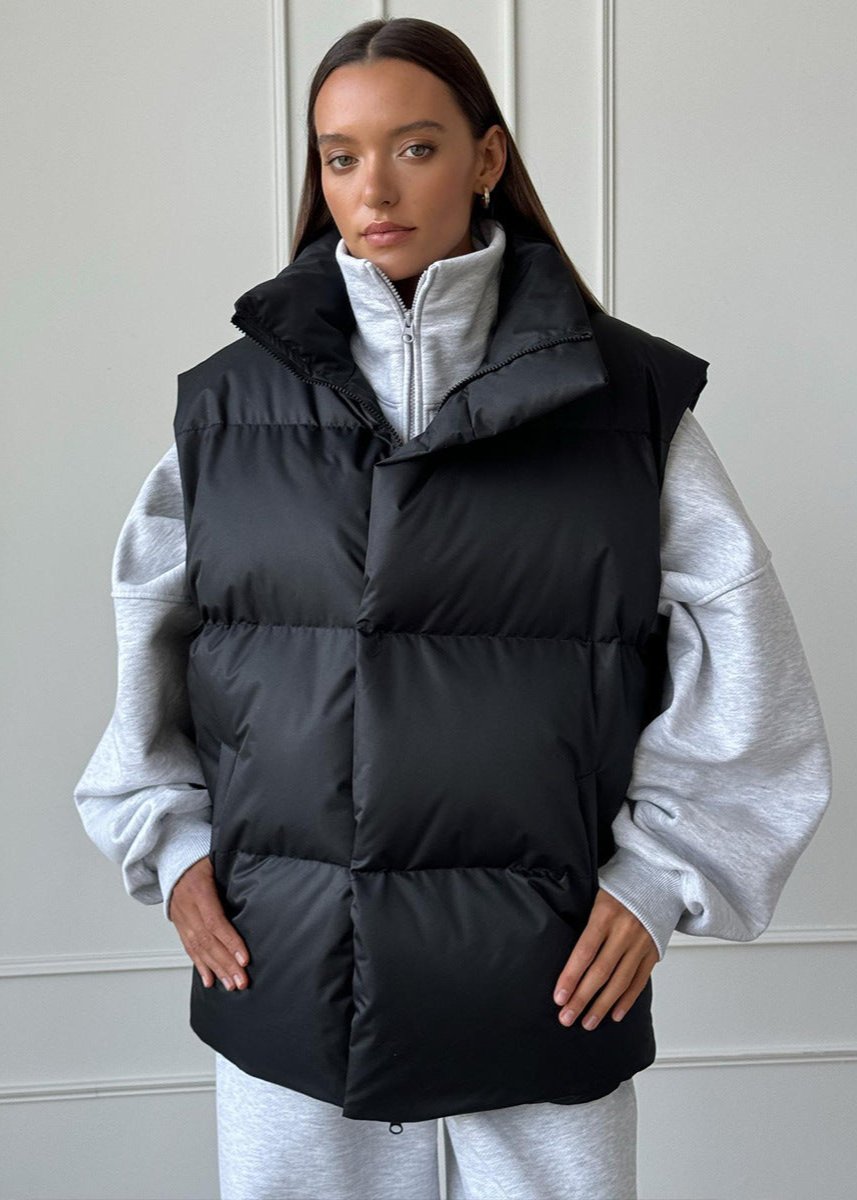 Padded Cotton Vest - European and American Fall/Winter Style
