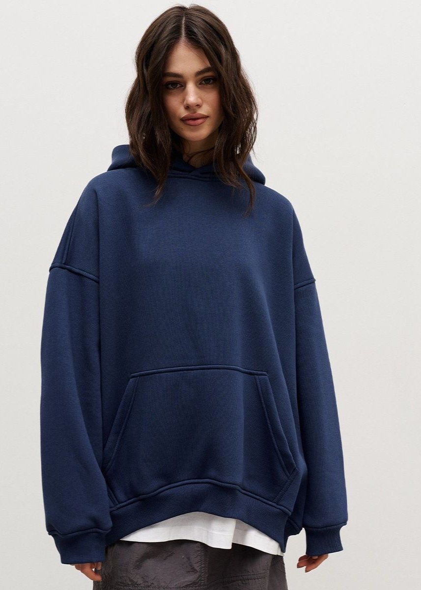 Cozy Oversized Hoodie - Boyfriend Style with Polar Fleece