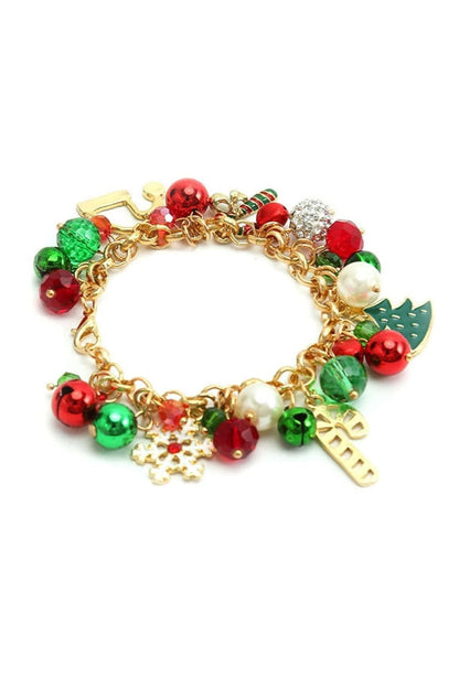 Celeste Snowflake Crystal Pendant Bracelet